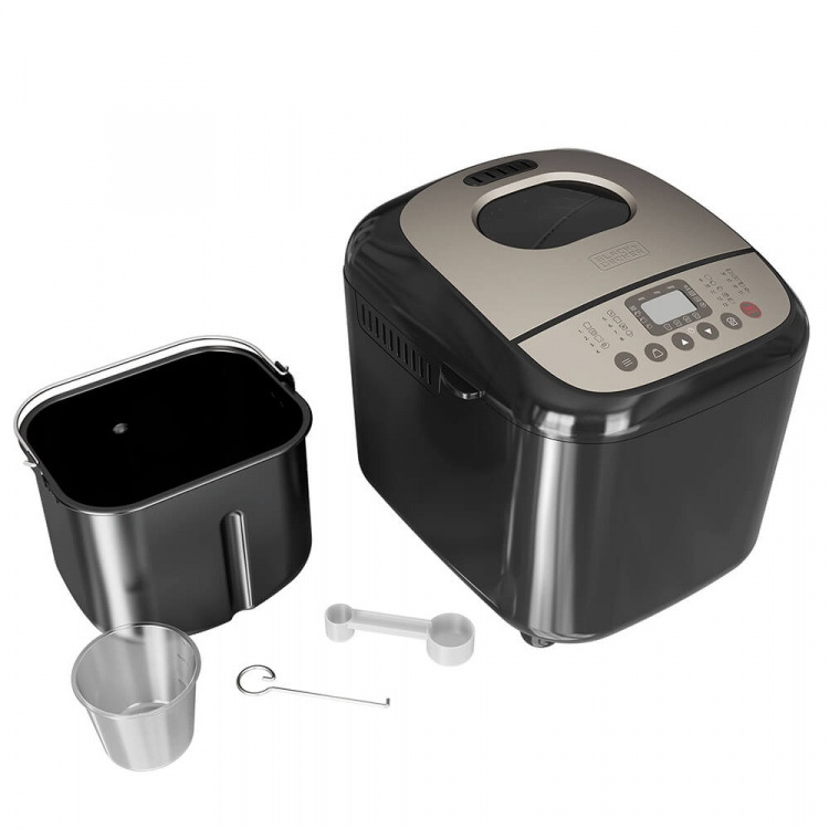 BLACK+DECKER Bakmaskin 600W Svart