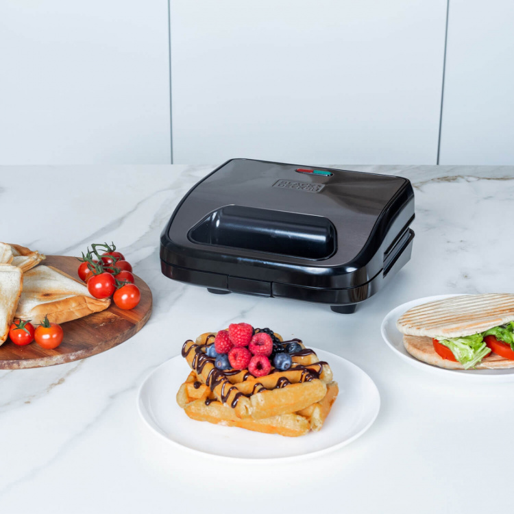 BLACK+DECKER Smörgåsgrill Sandwich Waffle