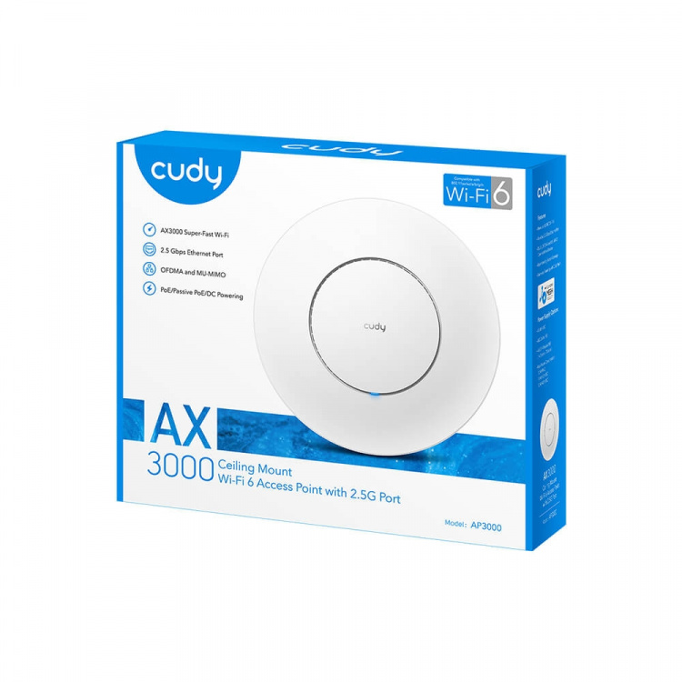 Cudy Access Point AP3000 AX3000 Gigabit PoE Mesh