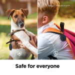 elago Fodral med Nyckelring för AirTag Svart elago Fodral med Nyckelring för AirTag Svart