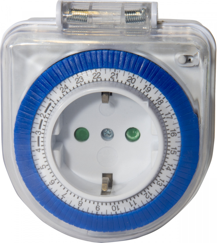 Airam Timer IP44, 24H, plugg