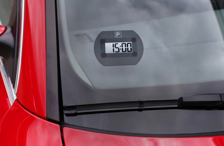 Needit Park Lite 2 Automatisk parkeringsskiva, Svart