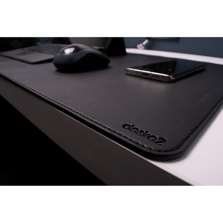 desire2 Skrivbordsmatta Grå Veganskt Läder 400x900mm desire2 Skrivbordsmatta Grå Veganskt Läder 400x900mm