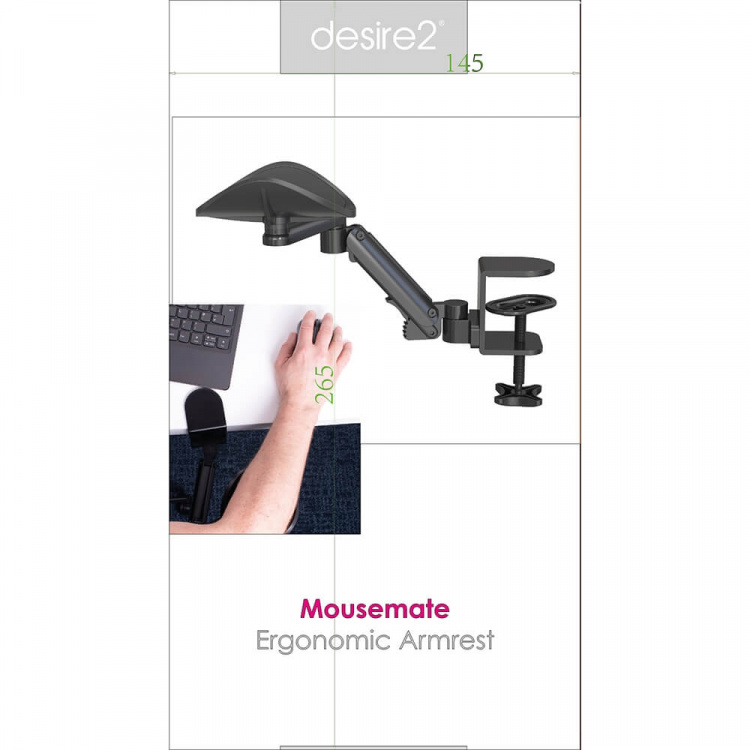 desire2 MouseMate Handledsstöd