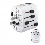Hama Reseadapter Världen Pro EU-WORLD 3-stift