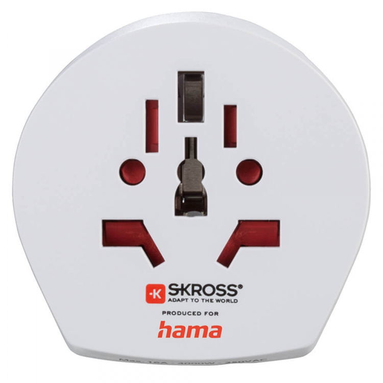 Hama Reseadapter Världen Pro Light USB 3-stift Hama Reseadapter Världen Pro Light USB 3-stift