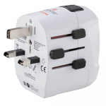 Hama Reseadapter Världen Pro Light USB 3-stift Hama Reseadapter Världen Pro Light USB 3-stift