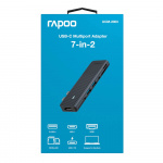 Rapoo Multiport USB-C UCM-2003 7-i-2 USB-C-Adapter (MacBook) Rapoo Multiport USB-C UCM-2003 7-i-2 USB-C-Adapter (MacBook)