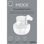 MIXX Hörlur Solo 3 In-Ear TWS Vit