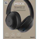 MIXX Hörlur C2 Over-Ear Trådlös Svart