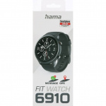 Hama Fit Watch 6910 Smart Watch Svart Hama Fit Watch 6910 Smart Watch Svart