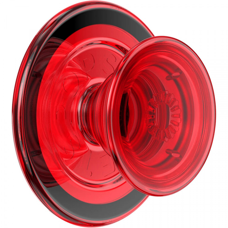 PopSockets PopGrip för Magsafe Danger Red Translucent