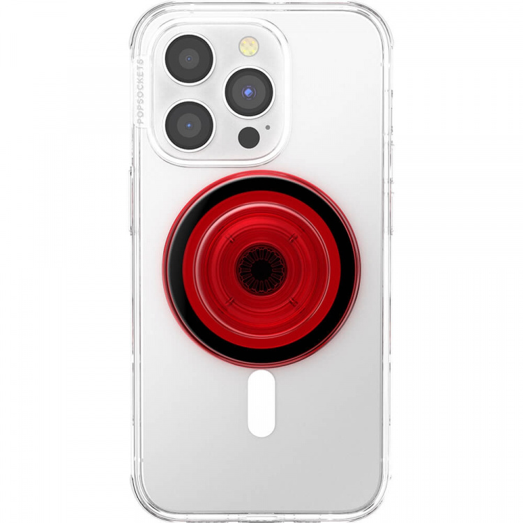 PopSockets PopGrip för Magsafe Danger Red Translucent