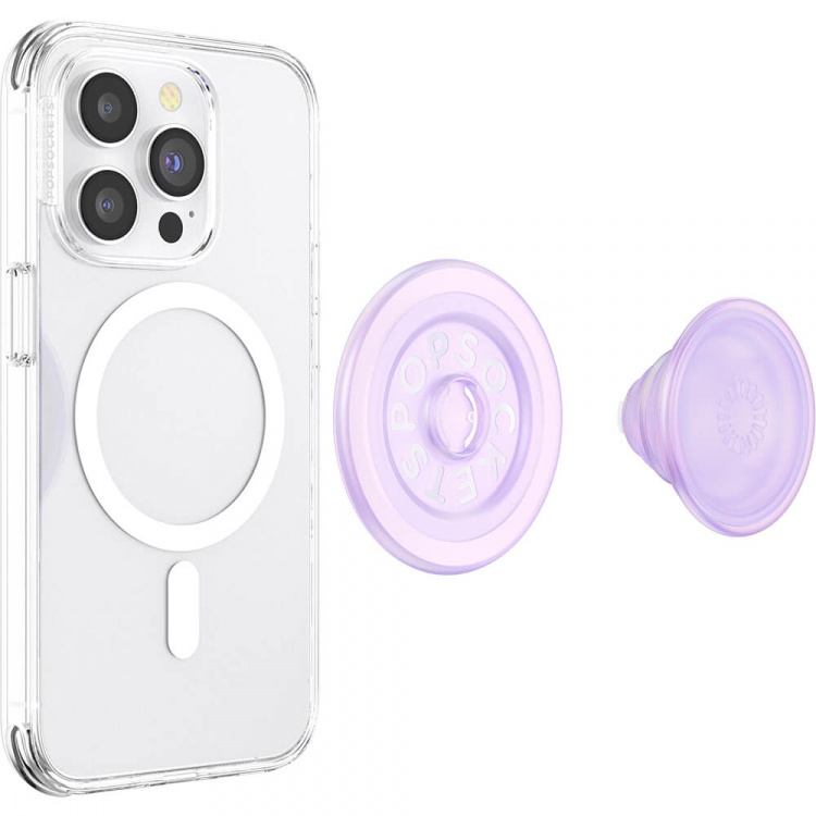 PopSockets PopGrip för Magsafe Opalescent Clear