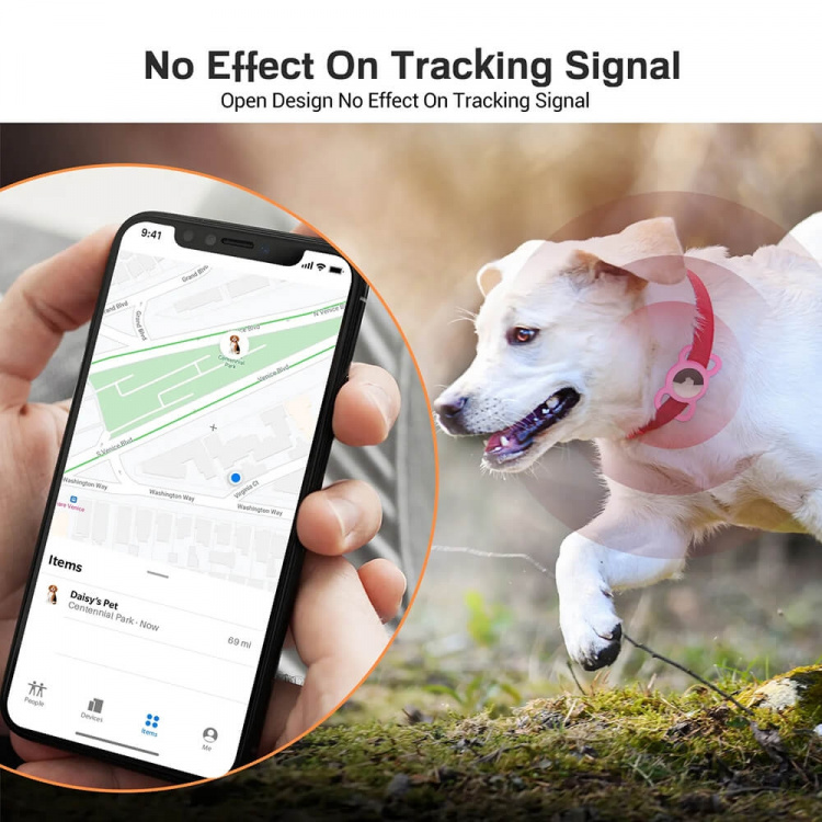 elago Ofkoz AirTag Hållare för Halsband Rosa elago Ofkoz AirTag Hållare för Halsband Rosa