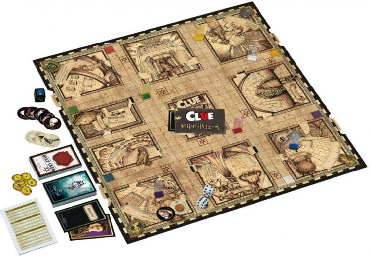 Hasbro Gaming Clue Harry Potter brädspel (ENG)