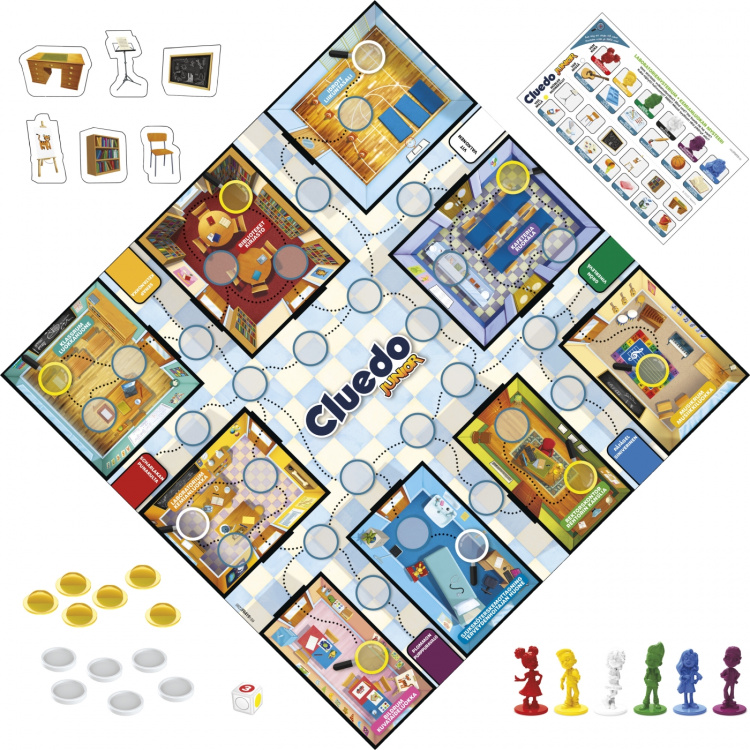 Hasbro Cluedo Junior brädspel SE/FI