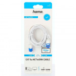 Hama Nätverkskabel CAT6a Slim U/UTP 3,0m Vit
