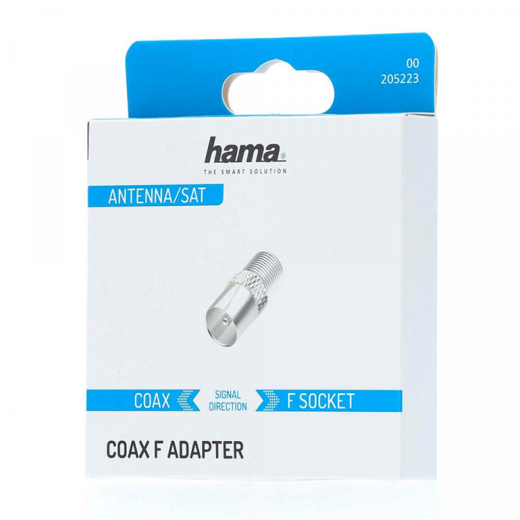 Hama Satellitmottagare-adapter F-uttag - Koax-kontakt