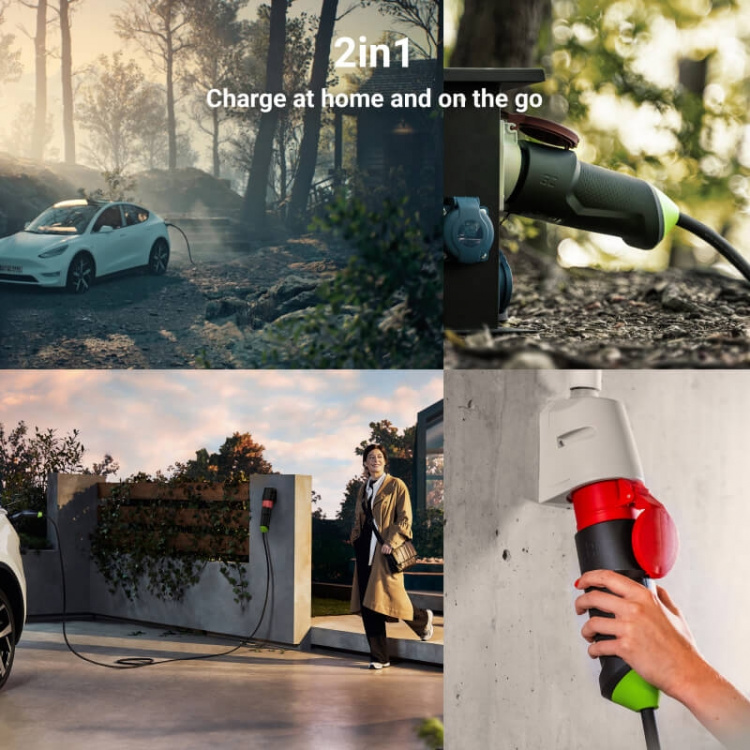 greencell EV Laddare Habu 11kW 7m Typ 2/CEE 3-Fas