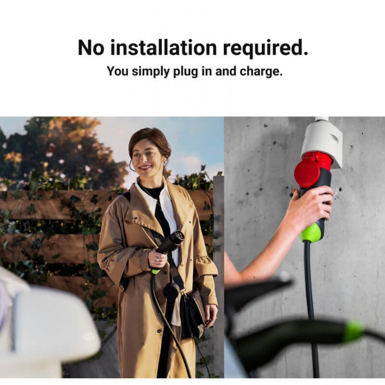 greencell EV Laddare Habu 11kW 7m Typ 2/CEE 3-Fas