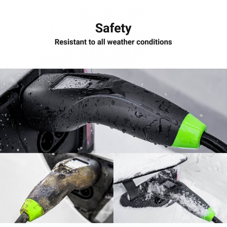 greencell EV Laddare Habu 11kW 7m Typ 2/CEE 3-Fas