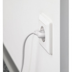 Hama Grenuttag 3-vägs Euro vit