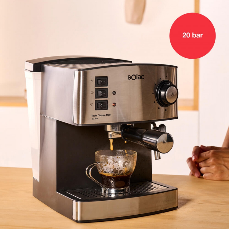 Solac Espressomaskin Taste Classic M80 Inox