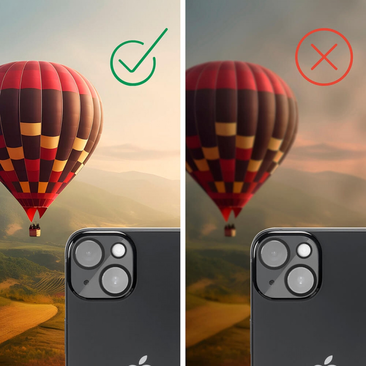 Hama Kameraskyddsglas iPhone 15/15 Plus