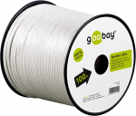 Goobay Luidsprekerkabel wit CU 100 m spoel, doorsnede 2 x 0,5 mm² Goobay Luidsprekerkabel wit CU 100 m spoel, doorsnede 2 x 0,5 mm²