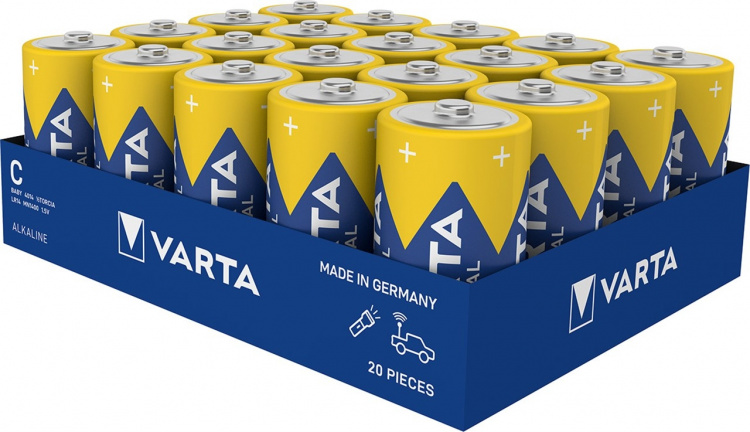 Varta LR14/C (Baby) (4014) batterij, 20 stks. doos Alkali-mangaan batterij (alkaline), 1,5 V
