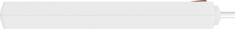 Goobay Stekkerdoos 6-voudig met schakelaar, 5 m, wit stopcontacten met aardingscontact voor binnengebruik