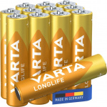 Varta LR03/AAA (Micro) (4103) batterij, 12 stks. box Alkali-mangaan batterij (alkaline), 1,5 V