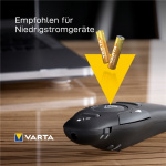 Varta LR03/AAA (Micro) (4103) batterij, 12 stks. box Alkali-mangaan batterij (alkaline), 1,5 V