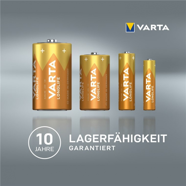 Varta LR03/AAA (Micro) (4103) batterij, 12 stks. box Alkali-mangaan batterij (alkaline), 1,5 V
