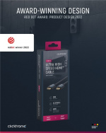 ClickTronic Ultra High Speed HDMI™-kabel Premium kabel | 1x HDMI™ stekker 1x HDMI™ stekker | 2,0 m | UHD 8K @ 60 Hz