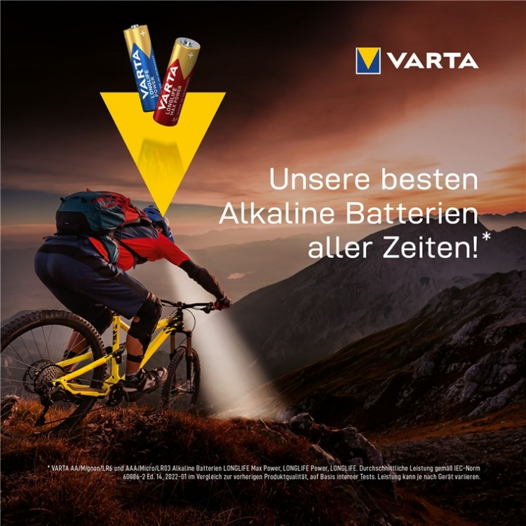 Varta LR6/AA (Mignon) (4906) batterij, 10 stks. blister Alkali-mangaan batterij (alkaline), 1,5 V