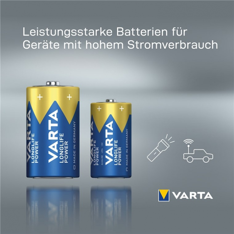 Varta LR20/D (Mono) (4920) batterij, 1 stk. onverpakt Alkali-mangaan batterij (alkaline), 1,5 V