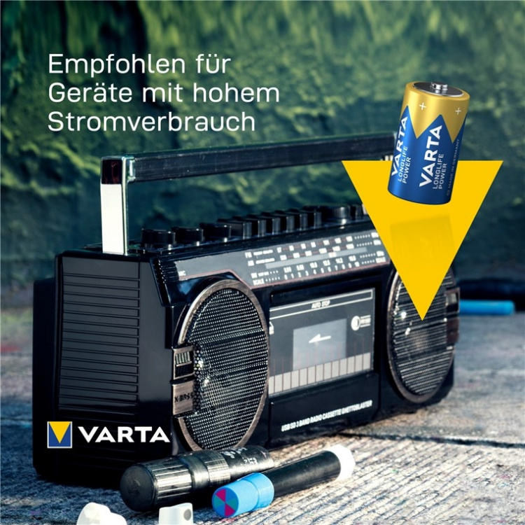 Varta LR20/D (Mono) (4920) batterij, 1 stk. onverpakt Alkali-mangaan batterij (alkaline), 1,5 V