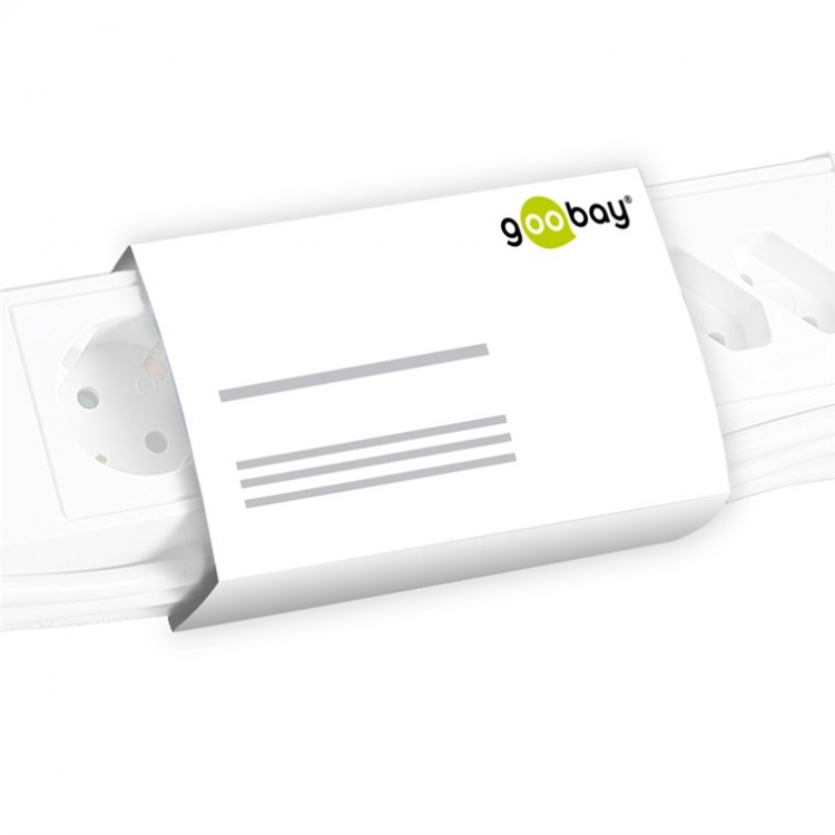 Goobay Stekkerdoos 3-voudig, spatwaterdicht, 3 m 3 stopcontacten met aardingscontact met beschermkappen, geschikt voor gebruik buitenshuis Goobay Stekkerdoos 3-voudig, spatwaterdicht, 3 m 3 stopcontacten met aardingscontact met beschermkappen, geschikt voor gebruik buitenshuis