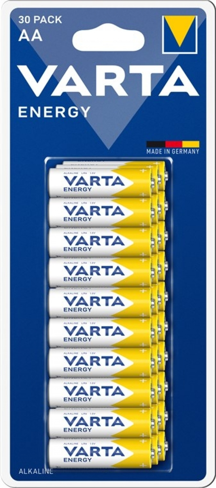 Varta LR6/AA (Mignon) (4106) batterij, 30 stks. in blister Alkali-mangaan batterij (alkaline), 1,5 V