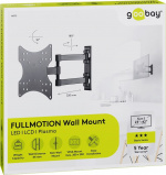 Goobay TV-beugel Basic FULLMOTION (S) voor televisies van 23 tot 42 inch (58-107 cm), volledig beweegbaar dubbel armgewricht (draaien en kantelen) tot 20 kg Goobay TV-beugel Basic FULLMOTION (S) voor televisies van 23 tot 42 inch (58-107 cm), volledig beweegbaar dubbel armgewricht (draaien en kantelen) tot 20 kg