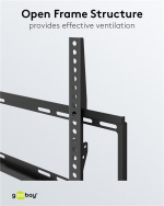 Goobay TV-beugel Basic FIXED (M) voor tv\'s van 32 tot 55 inch (81-140 cm) tot 35 kg