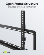 Goobay TV-beugel Basic FIXED (L) voor tv\'s van 37 tot 70 inch (94-178 cm) tot 35 kg