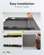 Goobay TV-beugel Basic FIXED (L) voor tv\'s van 37 tot 70 inch (94-178 cm) tot 35 kg