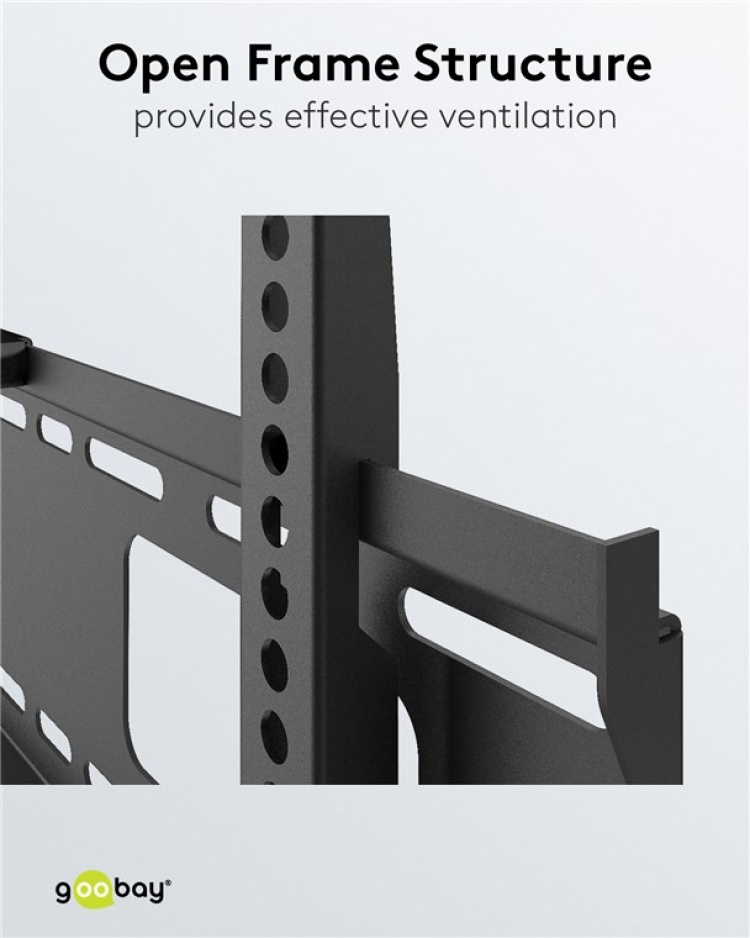 Goobay TV-beugel Pro FIXED (M) voor tv\'s van 32 tot 55 inch (81-140 cm) tot 50 kg