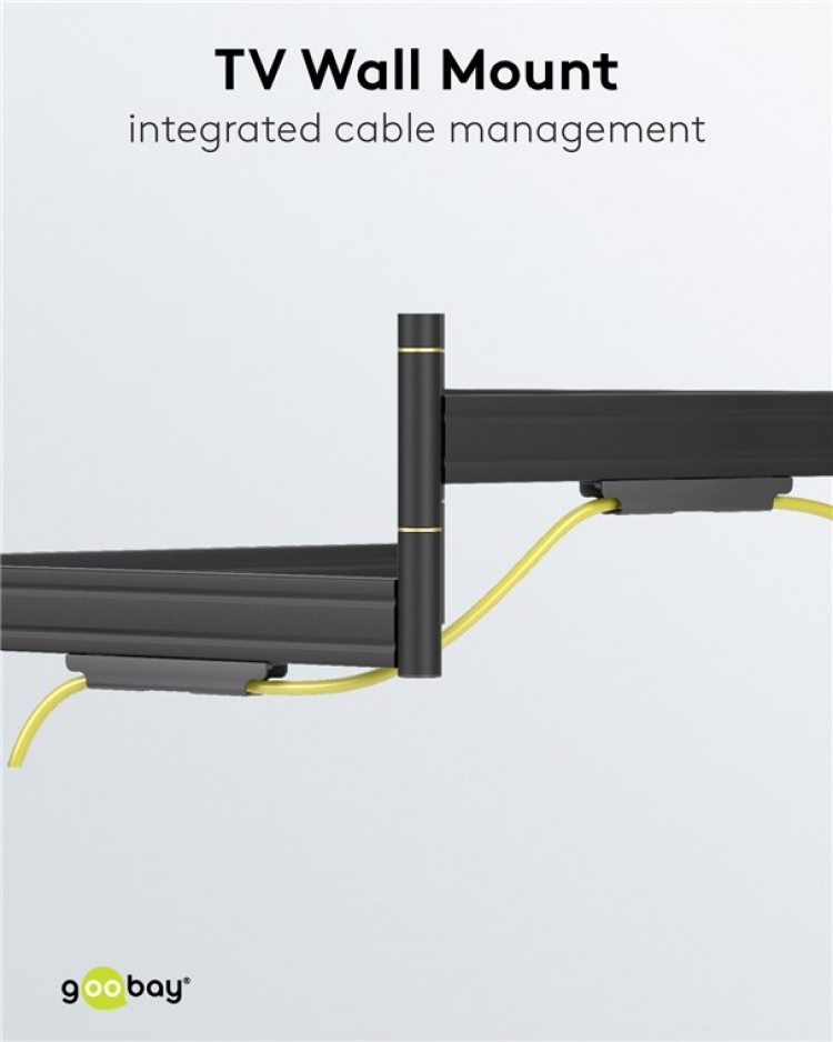 Goobay TV-beugel Pro FULLMOTION (L) wide Range voor televisies van 37 tot 70 inch (94-178 cm), volledig beweegbaar (draaibaar en kantelbaar) tot 70 kg