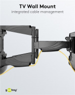 Goobay TV-beugel OLED FULLMOTION (L) speciaal voor OLED-tv\'s van 37 tot 70 inch (94-178 cm), volledig beweegbaar (zwenkbaar en kantelbaar) tot 30 kg