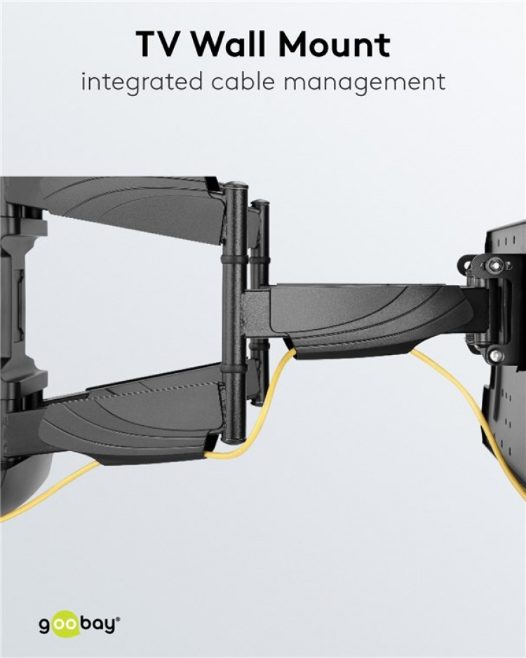 Goobay TV-beugel OLED FULLMOTION (L) speciaal voor OLED-tv\'s van 37 tot 70 inch (94-178 cm), volledig beweegbaar (zwenkbaar en kantelbaar) tot 30 kg