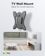 Goobay TV-beugel Basic FIXED (maat S) voor TV-toestellen en monitoren van 23 tot 42 inch (58-107 cm) tot 25 kg Goobay TV-beugel Basic FIXED (maat S) voor TV-toestellen en monitoren van 23 tot 42 inch (58-107 cm) tot 25 kg